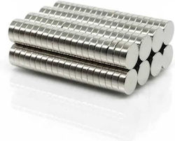 Силни Кръгли Магнити Неодим 5x1.5mm Комплект 100 Броя