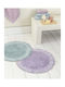Nima Badematte Baumwoll Rund 36573 Dusty Flieder