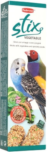 Padovan Stick Vegetables Quality Seeds Budgerigars & Exotic Birds 80gr Padovan