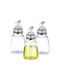 Relaxdays Relaxdays Öl- und Essigspender-Set Glas mit Fluss