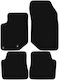 Basic Black Velour Mats Citroen C4 X Hatchback Sedan 2020