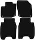 Basic Velour Mats Black Honda Civic Ix Hatchback 39cm 2012