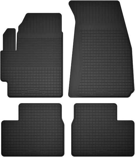 Car Rubber Mats Set 4 Pcs Universal Citroen C4 Cactus Ii Crossover 2018