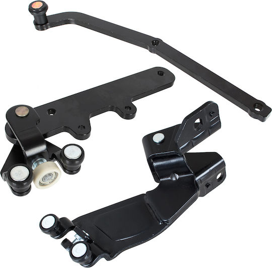 Fiat Doblo 2010 Right Sliding Side Door Trolley Bottom + Middle + Up 3 Pcs Set