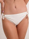 Bikini Slip with Laces Beige