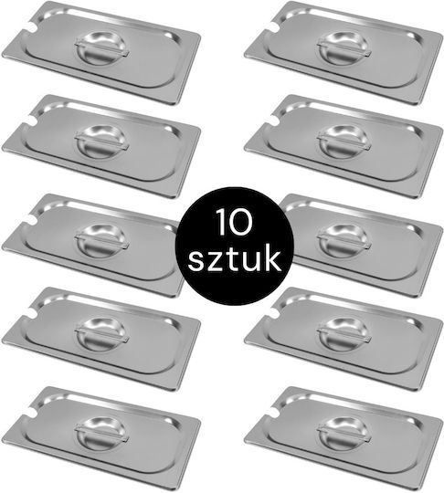 Капаци Gastronorm Gn Lid Mega-m 1/3 325x176 Отвор Комплект 10 Бройки N