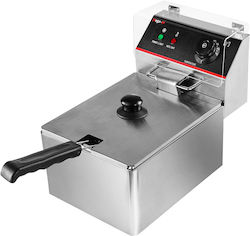 Mega-M Електрически Фритюрник 3kW Капацитет 6л 18.5x24x10см Mega-M Електрически Фритюрник 3kW Капацитет 6л 18.5x24x10см