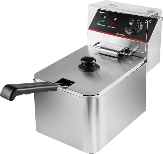 Mega-M Friteuză Electrică 2kW Capacitate 4l 13.5x21x12cm