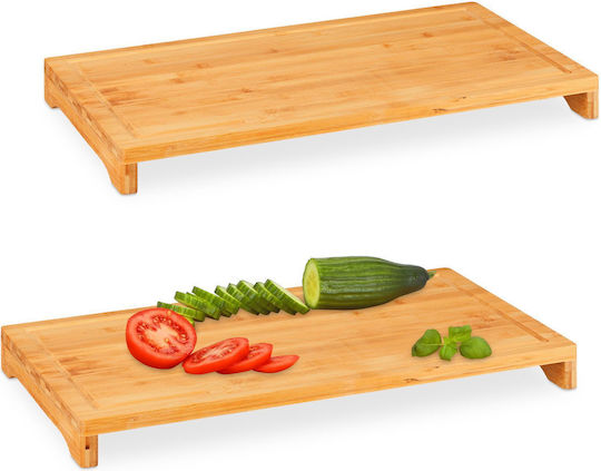 Relaxdays Serving Platters Wooden 29cm 2 Pieces