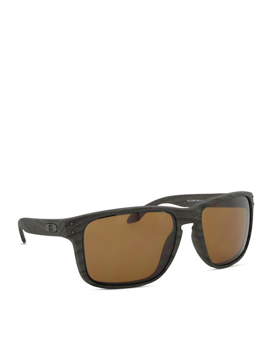 Oakley Unisex Γυαλιά Ηλίου με Καφέ Σκελετό και Καφέ Polarized Καθρέφτη Φακό