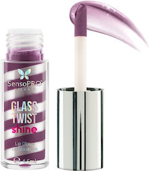 Glass Twist Shine Lip Gloss Sensopro Milano Silver Plum Glass Twist Shine Lip Gloss Sensopro Milano Silver Plum