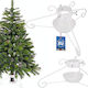 Kotarbau Weihnachtsbaumständer Metall Weiß M23xH52xΦ10cm