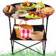 Aluminum Table for Camping Folding Black