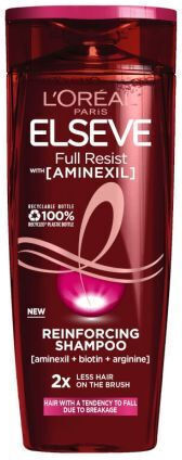 L'Oreal Paris Els Full Resist Shampoo Reconstruction/Nourishment for Fine Hair 12x250ml