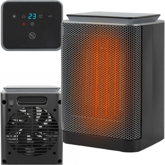 Керамичен Аеротермо За Стая Подов И Стенен Черен 1500W