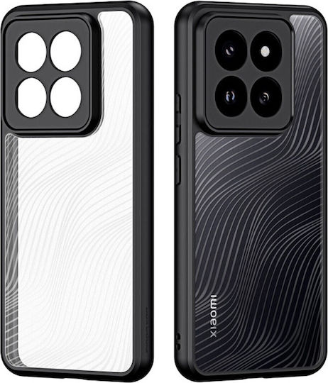 Dux Ducis Xiaomi 14 Pro Aimo Θήκη Πλαίσιο Σιλικόνης Διάφανη Black