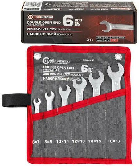 Forcekraft Double German Wrench Size 6x17mm