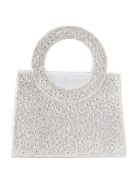 Silia D Women's Silver Clutch