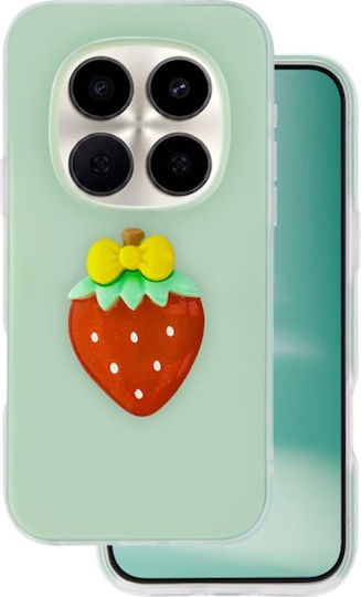 Senso Задна Корица Силиконова Пластмасова Зелена Redmi Note 15