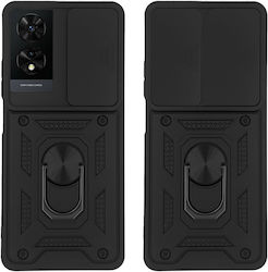 Husă Ring Armor Campro Sonique TCL 505 Neagră