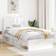 vidaXL Wooden Bed Headboard White 105x100cm