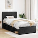vidaXL Wooden Bed Headboard Black 87x100cm