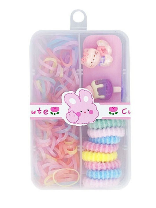 Bunny Set Elastice Pentru Păr Pentru Copii 130 Bucăți