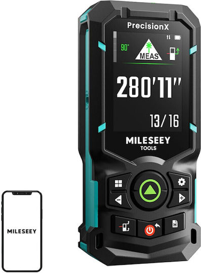 Mileseey Laser Entfernungsmesser S50 mit Messbereich 0,05m-120m