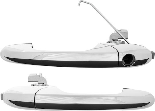 Fiat 500 Front Exterior Door Handles Left + Right Set