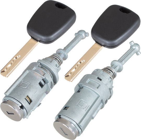 Citroen C3 2002 Front Door Lock Inserts L+r 2pcs Set