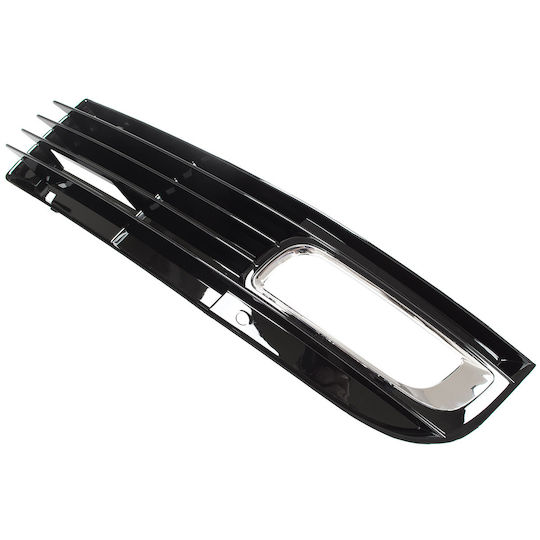 Audi A8 D3 Fl 08-10 Halogen Grill Im Stoßfänger Schwarz + Chrom Links