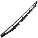 Audi A3 8v Sedan 16-20 Front Bumper Grille Middle Black
