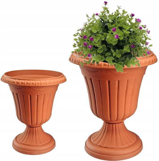 Galicja Kunststoff Blumentopf Terrakotta 43x37x43cm