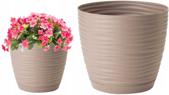 Form Plastic Γλάστρα Πλαστική Beige Form Plastic Γλάστρα Πλαστική Beige