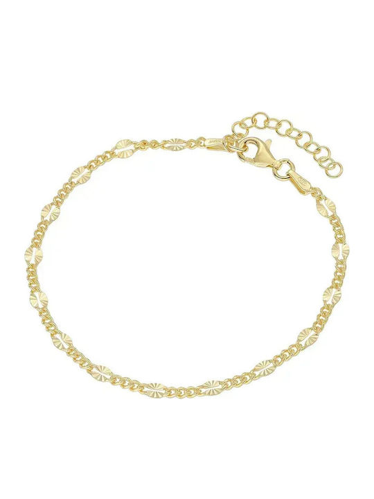 Vogue Women's Chain Bracelet in Gold Plated Silver