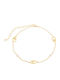 Jools Women's Gold Plated Silver Bracelet with Pearls