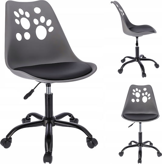 Jumi Kinderstühle Büro Grau 52x52x83-95cm