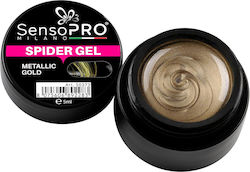 Spider Gel Sensopro Milano Metallic Gold 5 Ml