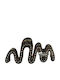 Little Wave Hair Clasp Wave Brown Plastic 10.5cm