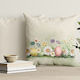 Decorative Pillowcase 45x45 Cm 100% Cotton Egly Wildflowers