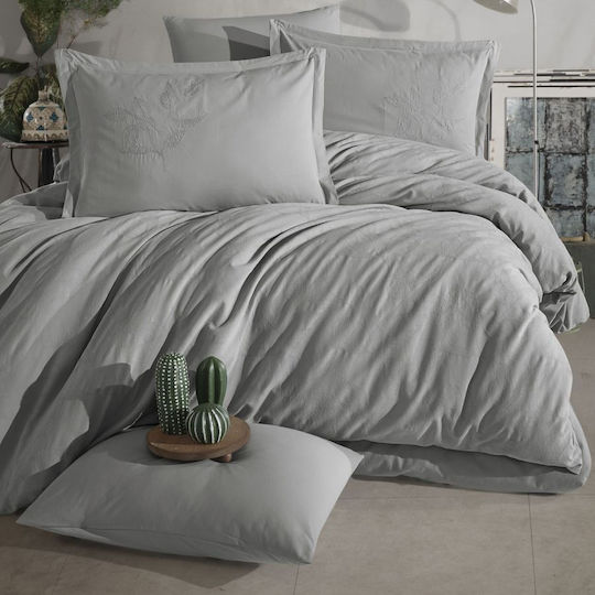 Clasy Home Подредба Двойна 200x220см Сив