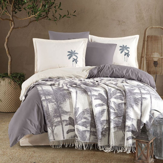 Clasy Home Подредба Двойна 200x220см Сив