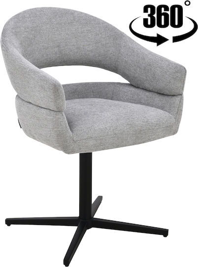 ExitoDesign Ess- und Küchenstühle mit Stoffbezug Grau