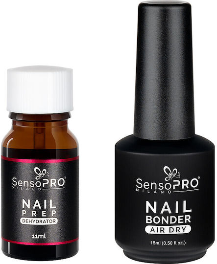 Set Nagelvorbereitung Entfetter + Nagelkleber Grundierung Sensopro Milano
