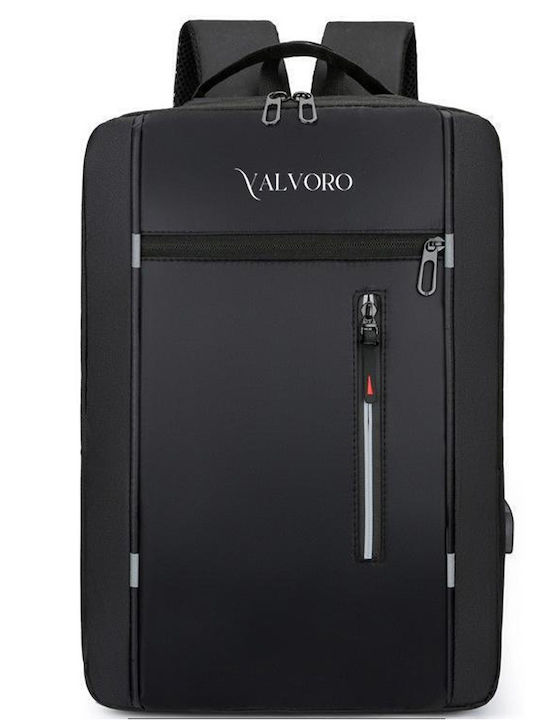 Valvoro Backpack Αδιάβροχο Μαύρο