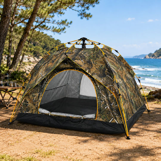 Αυτόματη Σκηνή Camping Igloo για 4 Άτομα 200x200x135εκ.