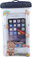 Flippy Glitter Kids Waterproof Underwater Case Snowproof Universal Lanyard Phone Documents Lucky Bear Black