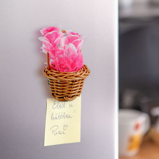 Magnetische Künstliche Blumen Dekorationskorb 7 Cm Bunte Kühlschrankornament Zuhause Büro Dekor