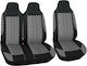Car Seat Covers Set Polyester Fabric Black Grey 21 Pieces Mercedes Sprinter vito vw Crafter T5 ford Transit peugeot iveco