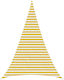 vidaXL Sonnensegel 5 x 6 x 6 m HDPE